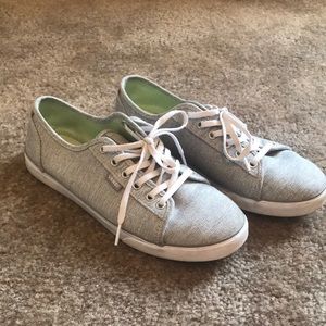 Grey Vans.